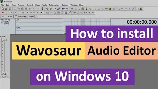 Video thumbnail for How to Download and Install Wavosaur on Windows 10 by How To Install