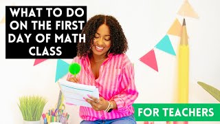 My Favorite First Day of School Lesson Plans for Middle School Math Class
