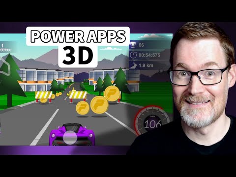 Scott made a 3D GAME in POWER APPS