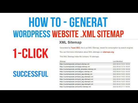 How to generate WordPress website XML sitemaps Create a Sitemap in WordPress XML, HTML & TEXT