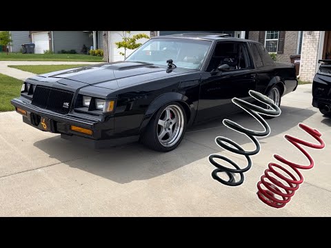 Finally replacing my lowering springs on the Buick Grand National with these