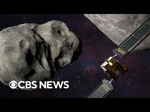 NASA's DART spacecraft crashes into asteroid in first planetary defense test | full video
