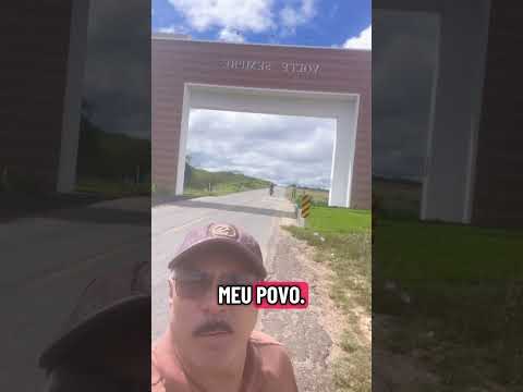 Portal da chegada na Cidade da Prata na Paraíba