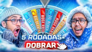 DOBRAMOS A CADA 5 RODADAS NO ICE FISHING E O RESULTADO FOI INACREDITÁVEL!