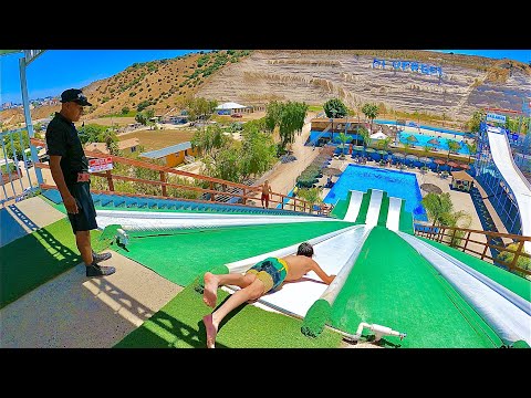 Slip N Fly Water Slide at Albercas El Vergel Water Park