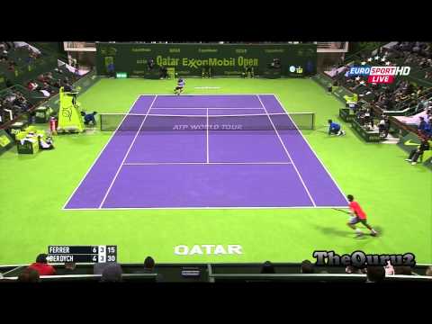 ATP Doha 2015 Final David Ferrer vs Tomas Berdych