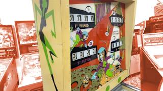 1 Player Design Flaw On Chicago Coin's MOON SHOT Pinball Machine...