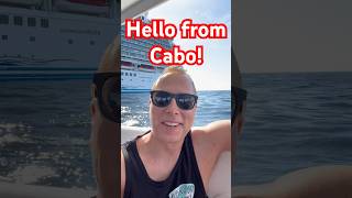 Norwegian Bliss hanging out with Virgin Voyages Brilliant Lady in Cabo San Lucas. Food, drinks, sun!