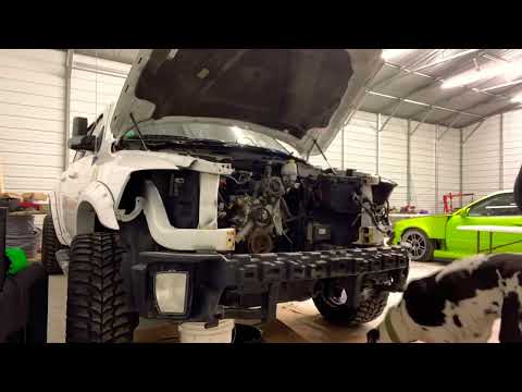 2014 DODGE RAM 1500 ENGINE REMOVAL