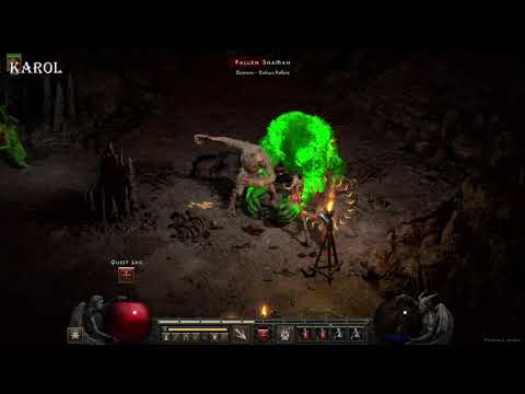 Diablo 2 Rescurrected (D2R) - Wolf Druid gameplay  (early alpha) ITS LOOK AMAZING