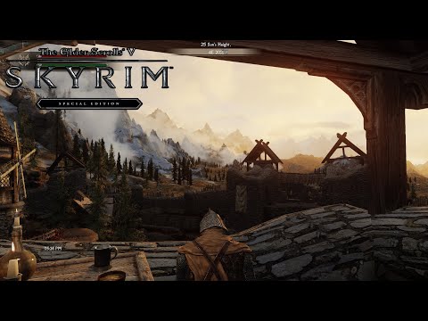 Turning Skyrim SE Into A Stunning Fantasy World / Best ENB