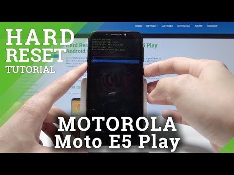 How to Perform Hard Reset on Motorola Moto E5 Play - Factory Reset / Screen Lock Removal