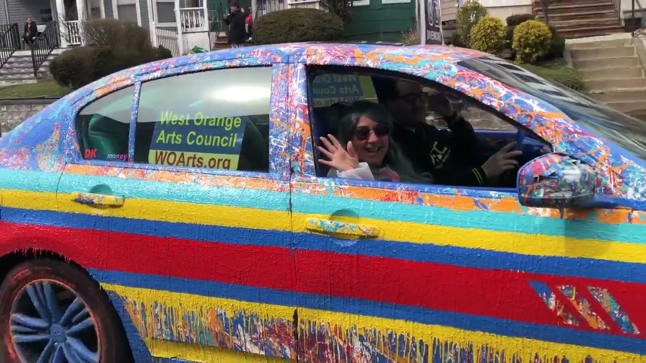 West Orange Arts Council at the West Orange St. Patrick's Day Parade 2023 with DKVenmoney 9