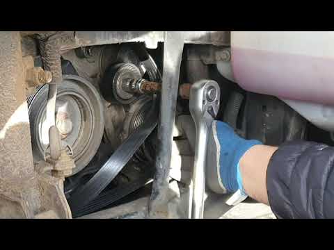 peugeot expert drive belt removal
