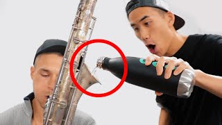 Video thumbnail for Water in an antique clarinet, and other fun sounds! by ANDREW HUANG