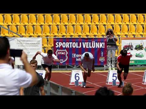 Kardos Tamás — 100 m es síkfutás időelőfutam, hibás rajt