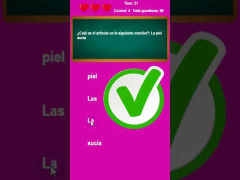 Los Artículos Juego Educativo Video