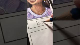 Drawing Isabela from Encanto