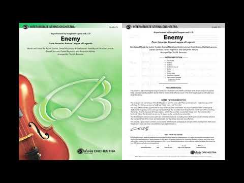 Enemy, arr. Chris M. Bernotas – Score & Sound