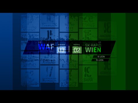 WAF Brigittenau U12 - SK Rapid Wien U11/ 28.08.2020/ 3-2