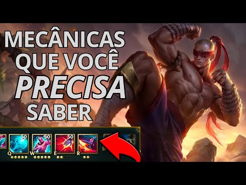 AS MECÂNICAS DO LEE SIN QUE VOCÊ PRECISA SABER PAR JOGAR COM ELE