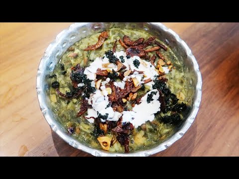 Aash Reshteh the Oldest Noodle Soup of Middle East آش رشته Ash Reshteh ASMR Cooking