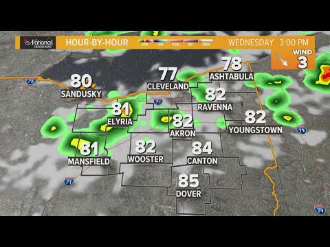 Tracking late-day storms: Cleveland weather forecast for July 13, 2022
