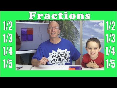 Let's Learn Fractions | Fractions for Kids |  Numerator and Denominator Lesson