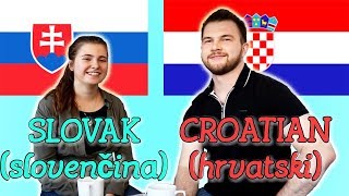 Similarities Between Slovak and Croatian