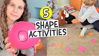 TODDLER ACTIVITIES: 5 Simple Ways To Teach Your Toddler Shapes