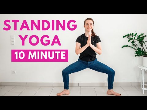 10 MIN STANDING YOGA STRETCH | Yoga Without Mat | Yoga with Uliana