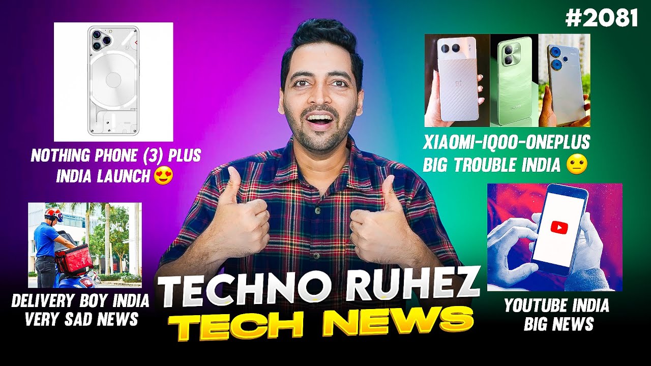 Nothing Phone (3) Plus😲,Delivery Boy India😓,Xiaomi-iQOO-Oneplus Big Trouble😐,AppleBad News,Shorts