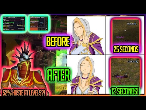 TBC World of Warcraft 52% HASTE Showcase - Level TWICE as Fast! | (Classic/TBC/Season of Mastery)