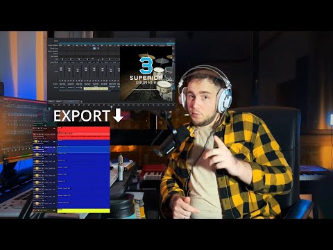 Export Drum Tracks from Superior Drummer in Studio One EASY!