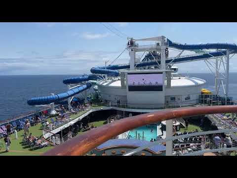 Thumbnail for Adventures on cruise | calm and clear water around | love cruise activity ❤️