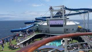 Adventures on cruise | calm and clear water around | love cruise activity ❤️