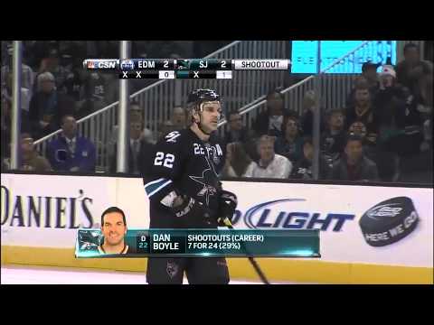 Edmonton Oilers vs San Jose Sharks | Full Shootout | January 31st 2013
