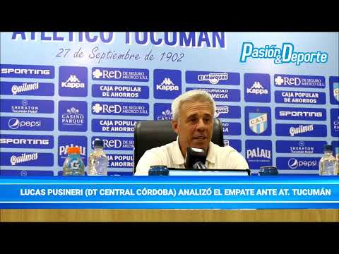 LUCAS PUSINERI RESCATÓ EL PUNTO CONSEGUIDO POR CENTRAL CÓRDOBA EN CANCHA DE ATLÉTICO TUCUMÁN 