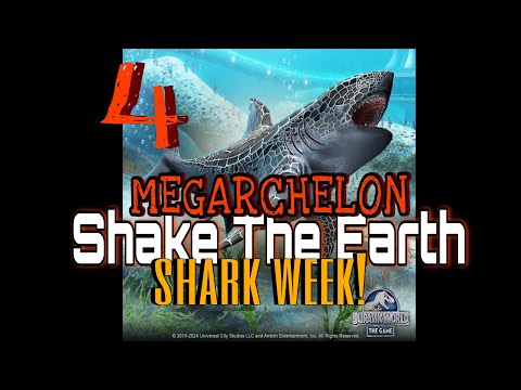 JURASSIC WORLD the game: Shake the Earth VIP (MEGARCHELON) Journey to Dominator league 4