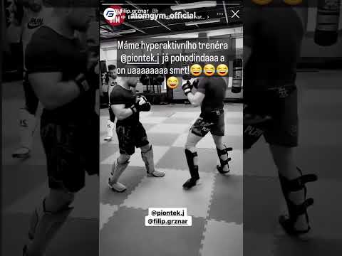 Filip Grznár na tréninku