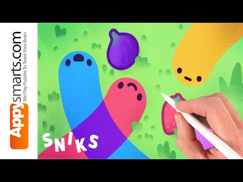 Snakes vs Fruit Puzzle Game Anyone? I Beat 40 Level of Sniks for you (fun but challenging puzzler). - YouTube