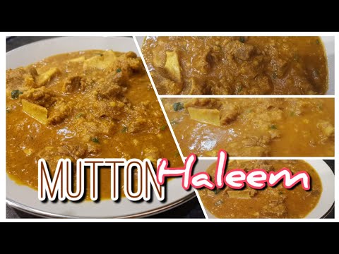 EASY MUTTON HALEEM RECIPE | MUTTON CURRY | INDIAN DISH CURRY