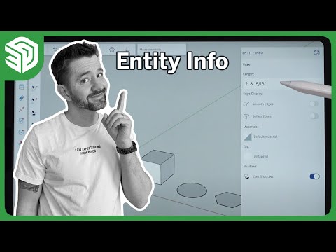 Entity Info Panel - SketchUp for iPad Square One