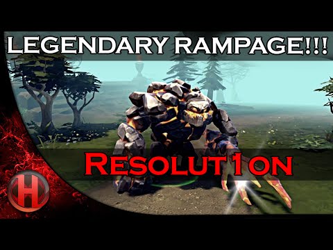 LEGENDARY Rampage by Empire.Resolut1on vs. ASUS.Polar Dota 2