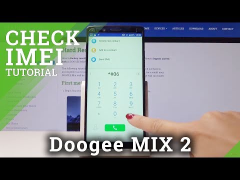 How to Check IMEI Number in Doogee MIX 2 - Locate Serial Number