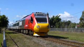 preview picture of video 'Australian Trains: Townsville Passenger Trains, 21Jun14'