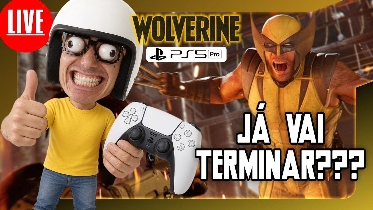 🎮🚨AO VIVO  - WOLVERINE - JÁ VAI TERMINAR??? - PARTE 4 - PS5 PRO #wolverine