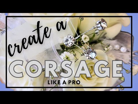 Professional Corsage: Easy Step by Step Tutorial for Weddings and Prom