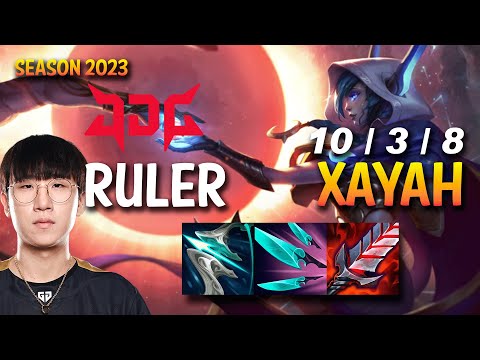 JDG Ruler XAYAH vs ZERI ADC - KR Ranked