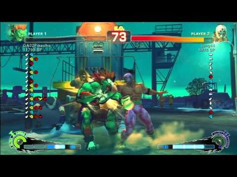 SSF4 Rank Match  GA02Pikahu (BL)  vs  jung44 (EF)